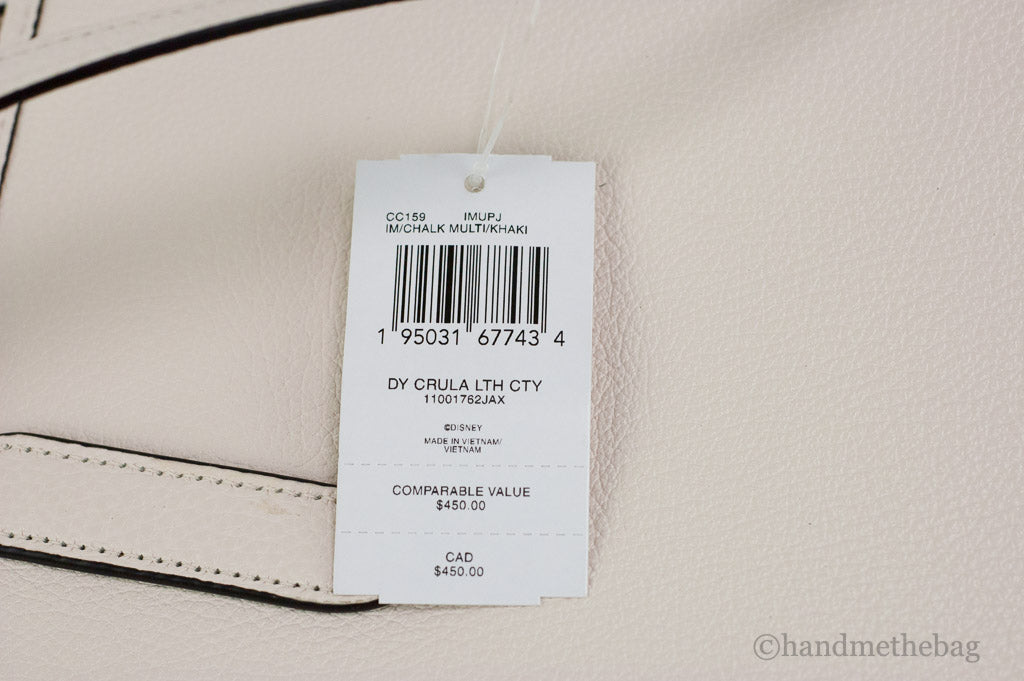 Coach X Disney Cruella 101 Dalmations Motif City Tote