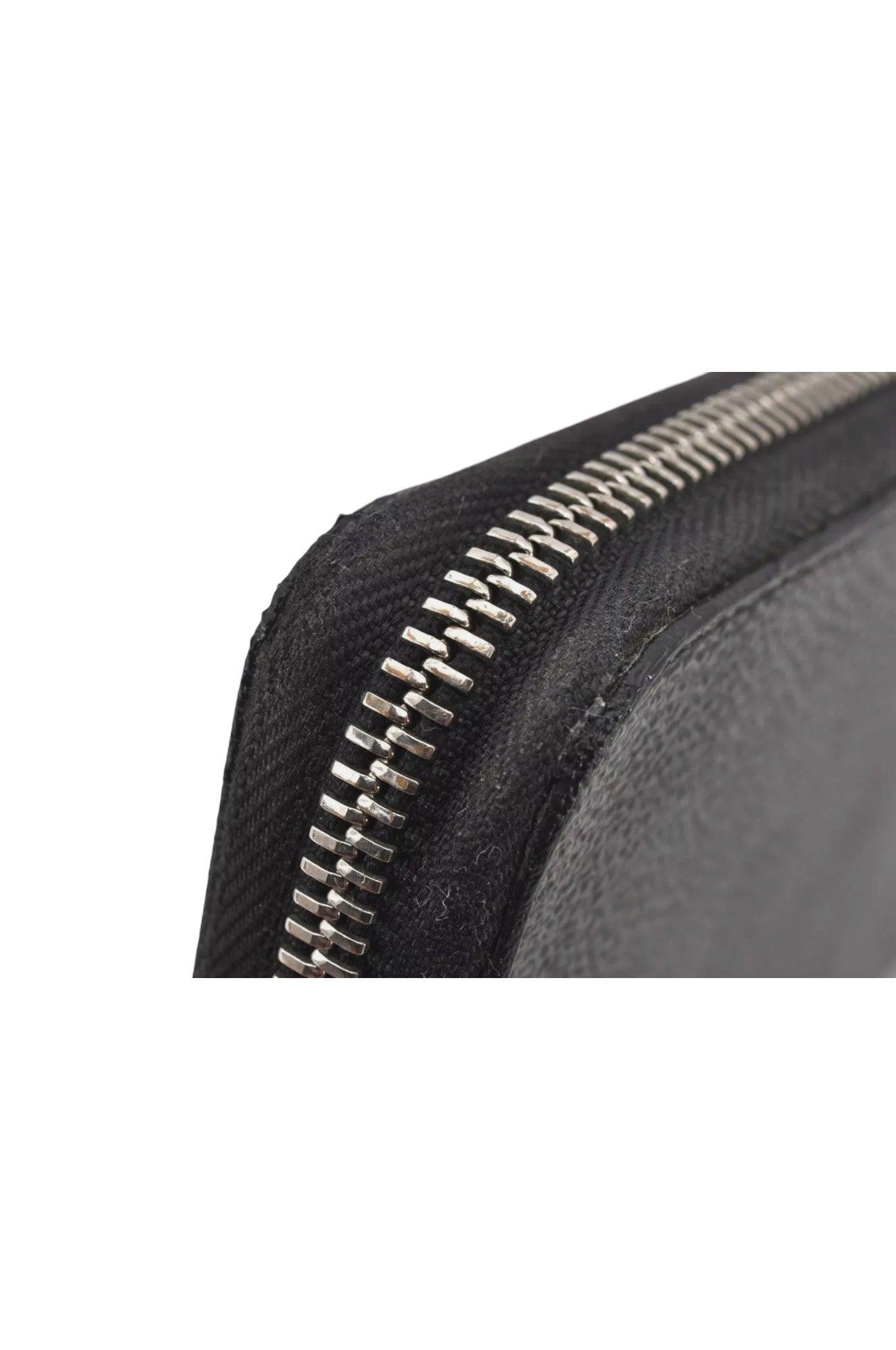 Louis Vuitton Damier Graphite Zippy Organizer Wallet N63077 LV 8122K - Velora