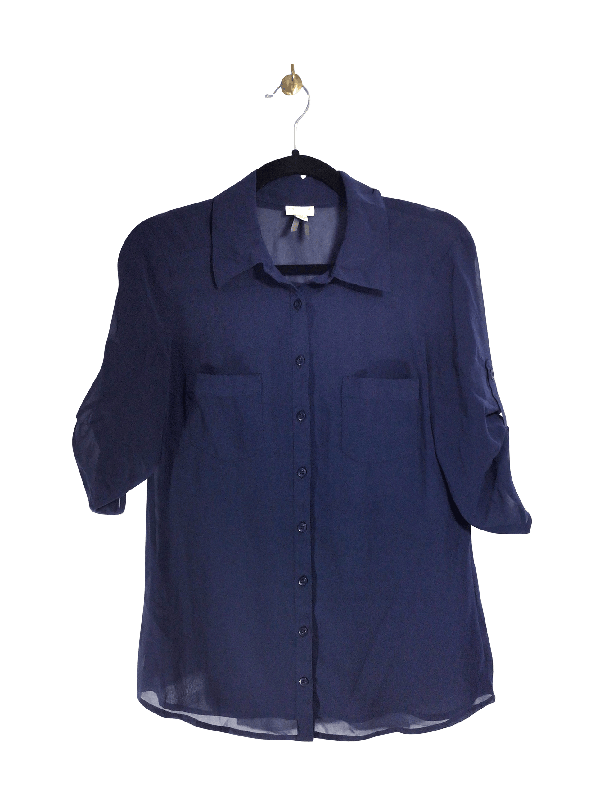 DYNAMITE Women Button Down Tops Regular fit in Blue - S Koop