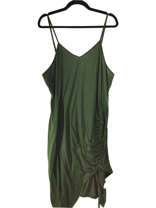 SHEIN Women Bodycon Dresses Regular fit in Green - 2XL - Velora