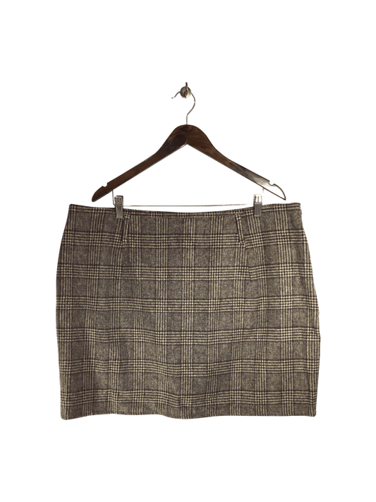 UNBRANDED Women Casual Skirts Regular fit in Brown - 3XL - Velora