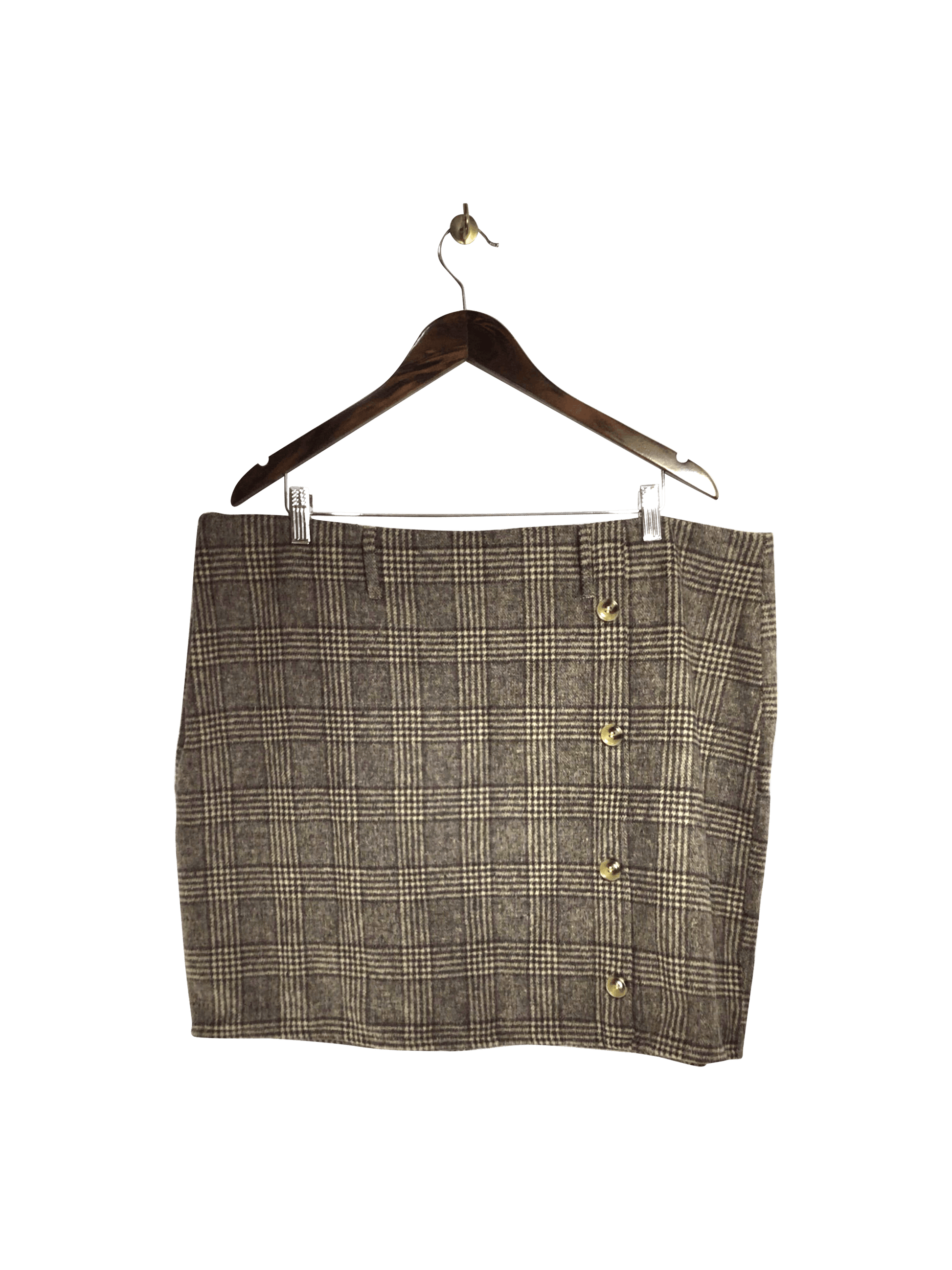 UNBRANDED Women Casual Skirts Regular fit in Brown - 3XL - Velora