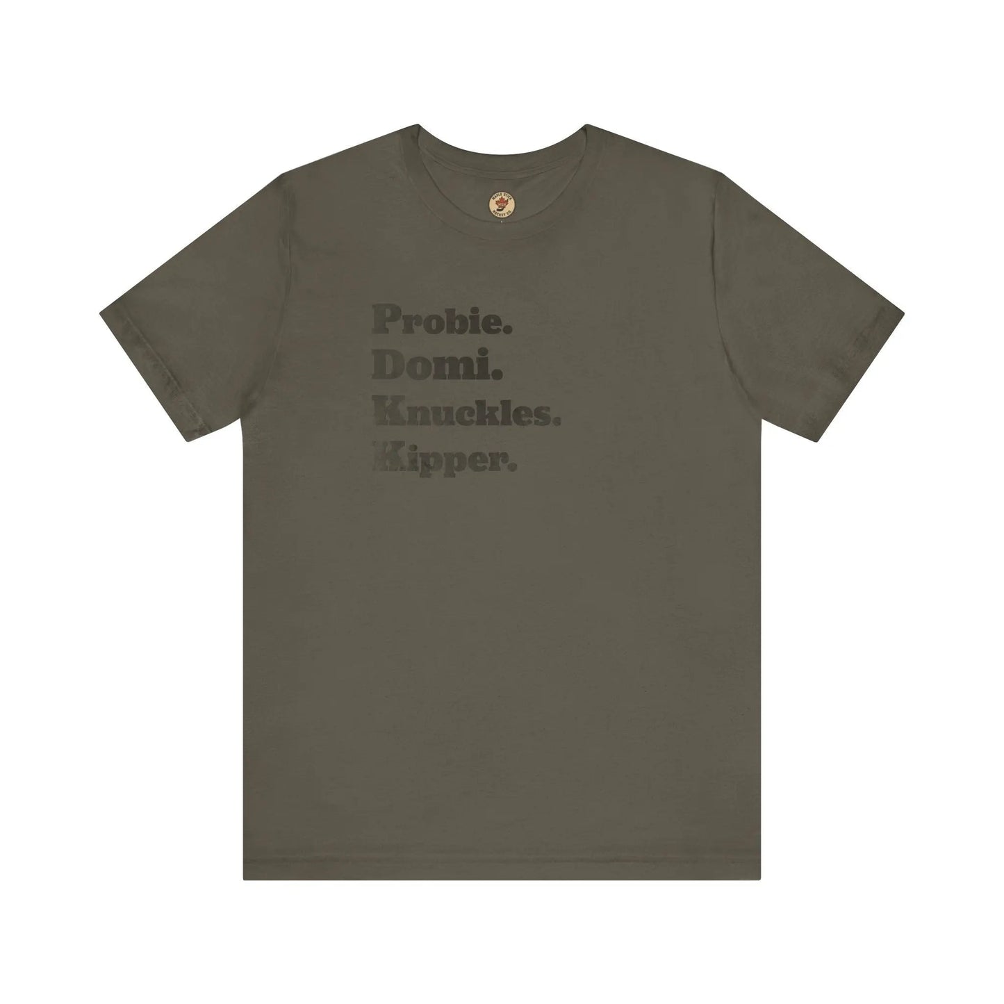 Probie Domi Knuckles Kipper T-Shirt - NHL Hockey Fighters - Maple Stick Hockey Co. - True Fan Maple Stick Hockey Co.
