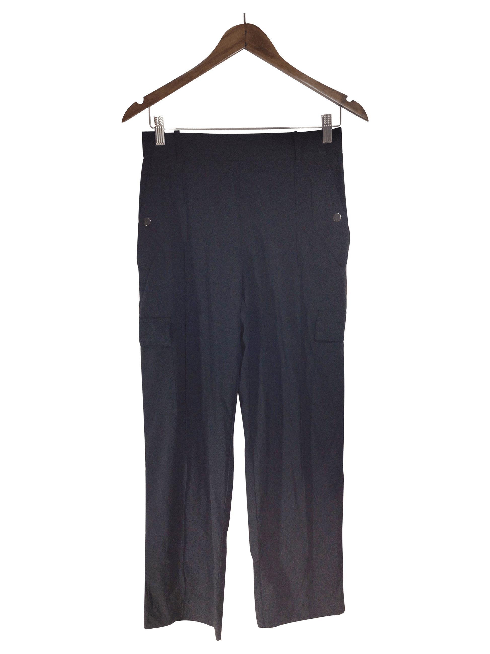 ATHLETA Women Work Pants Regular fit in Black - 6 - Velora