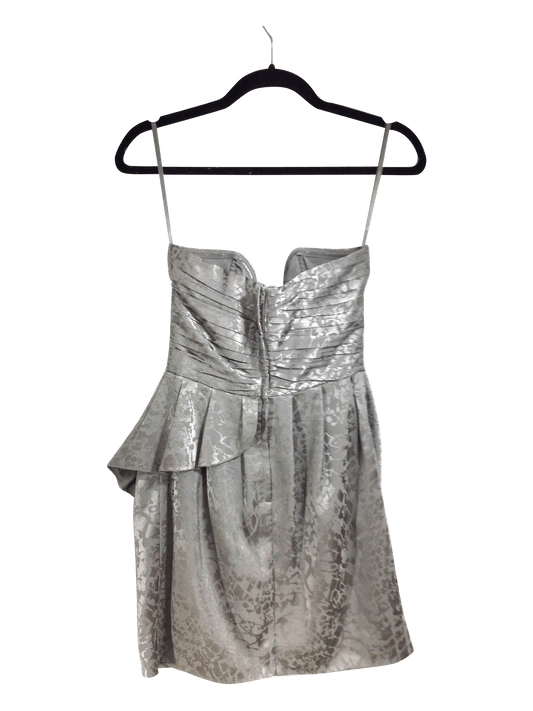 H&M Women Mini Dresses Regular fit in Gray - 4 - Velora