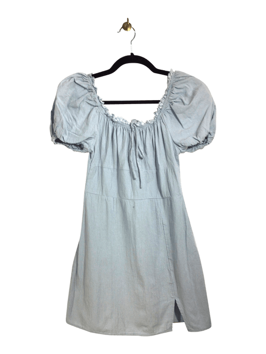 SHEIN Women Shirt Dresses Regular fit in Blue - XS - Velora