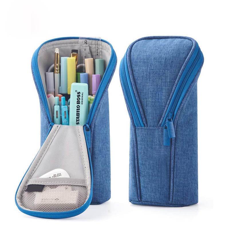 School Stationery Case Organizer Bag Pen Cute Pencil Pouch - Velora