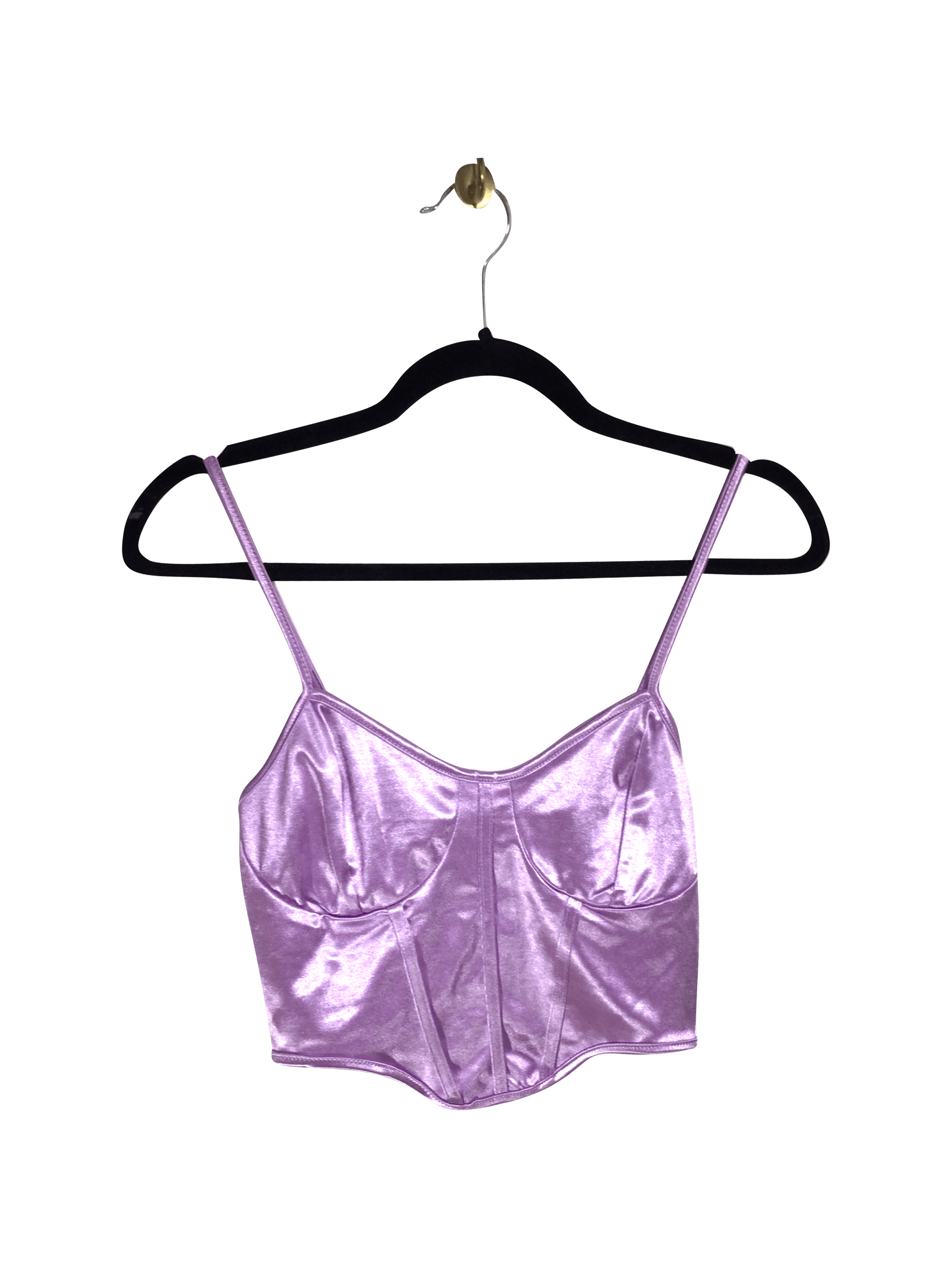 SHEIN Women Crop Tops Regular fit in Purple - XS - Velora