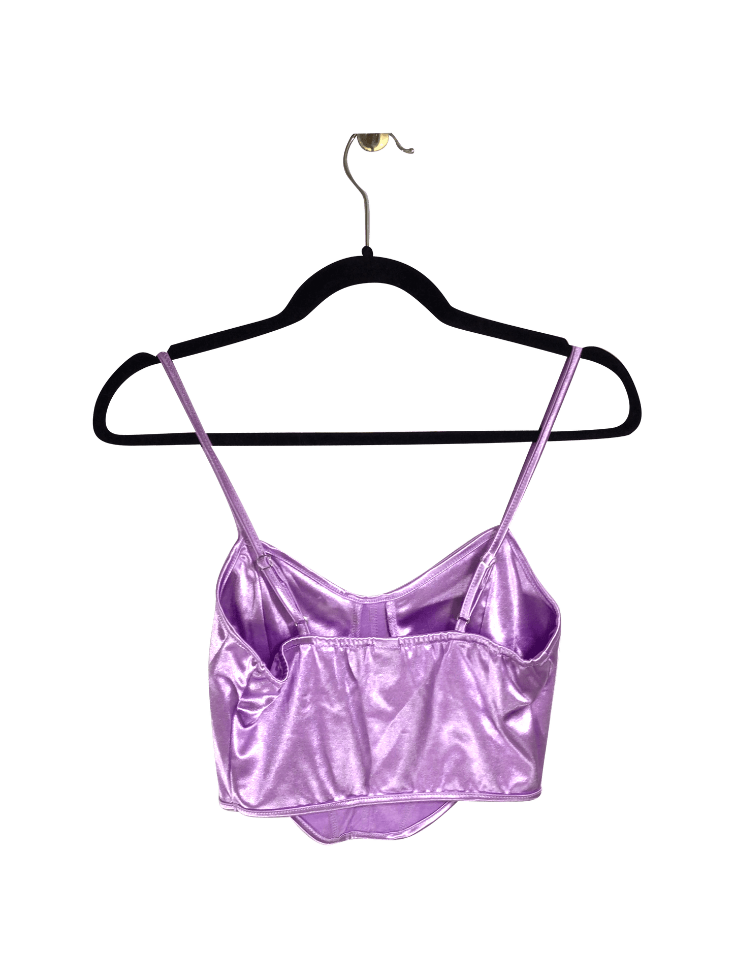 SHEIN Women Crop Tops Regular fit in Purple - XS - Velora