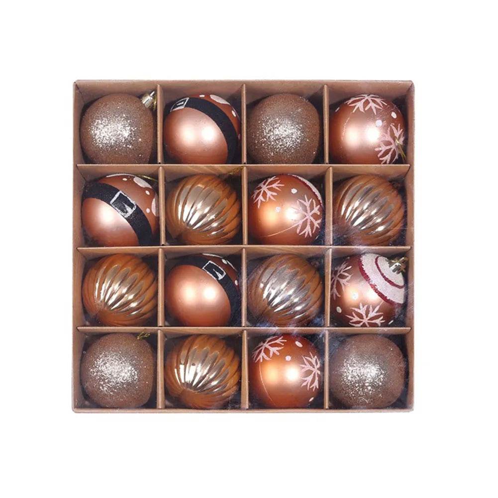 Ornament Christmas Tree Ball Decorations Xmas Ball Red Gold Silver Blue Hanging Home Party Decor - Velora