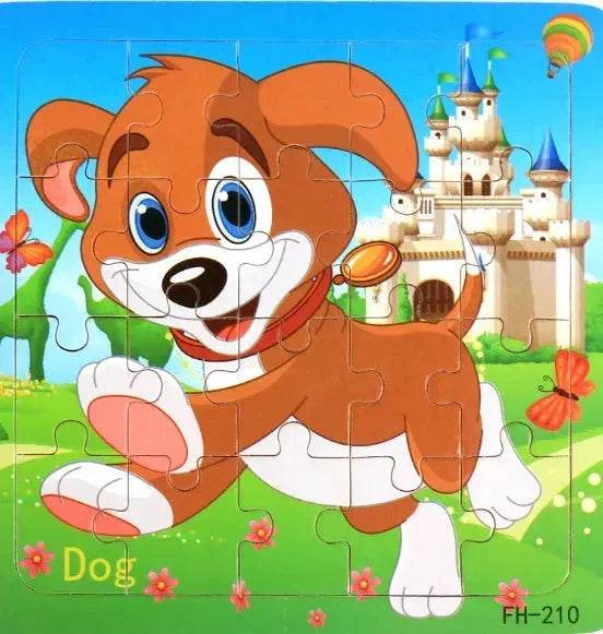 Wooden jigsaw puzzle toy - Velora