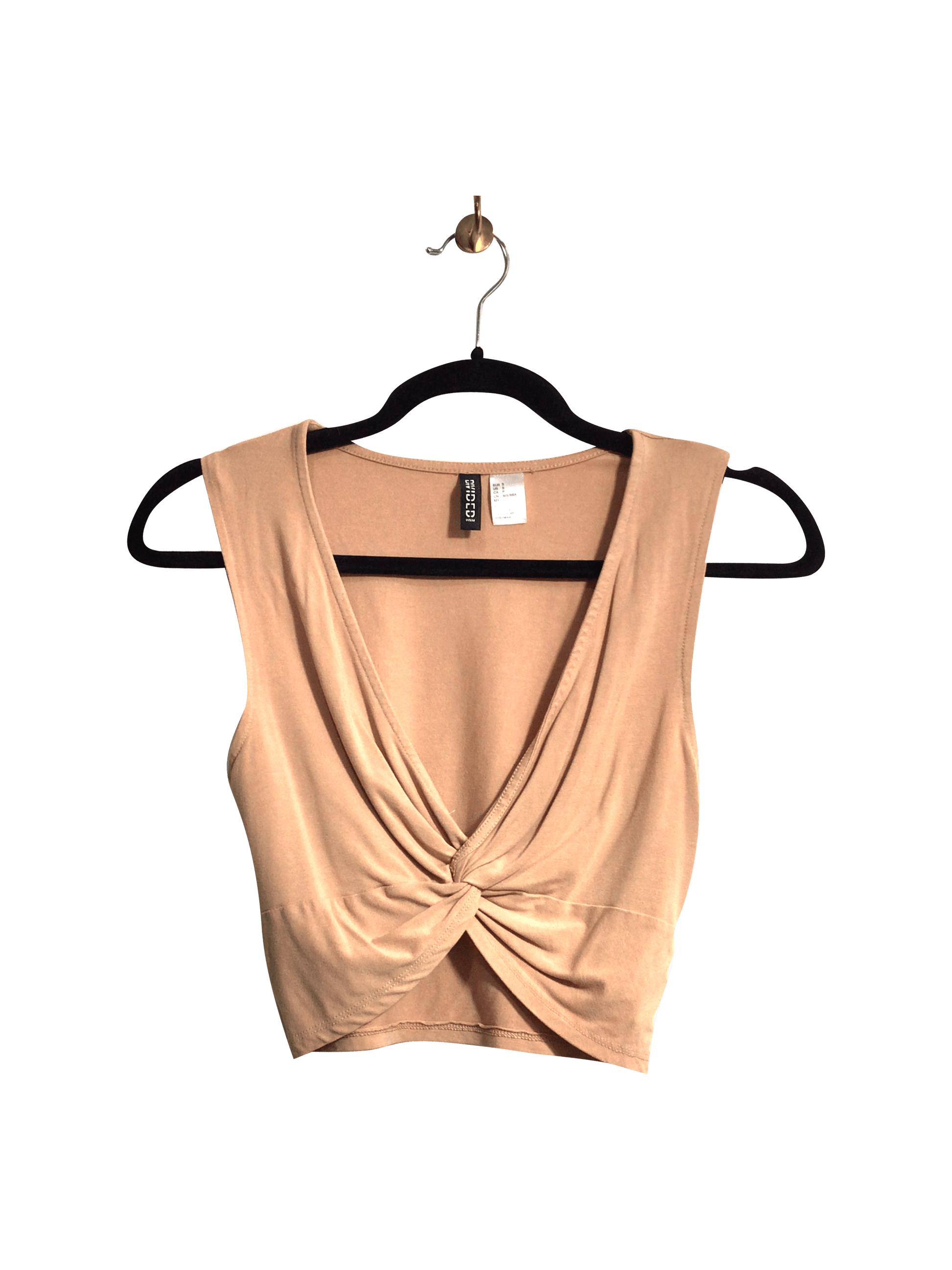 H&M Women Crop Tops Regular fit in Pink - S - Velora