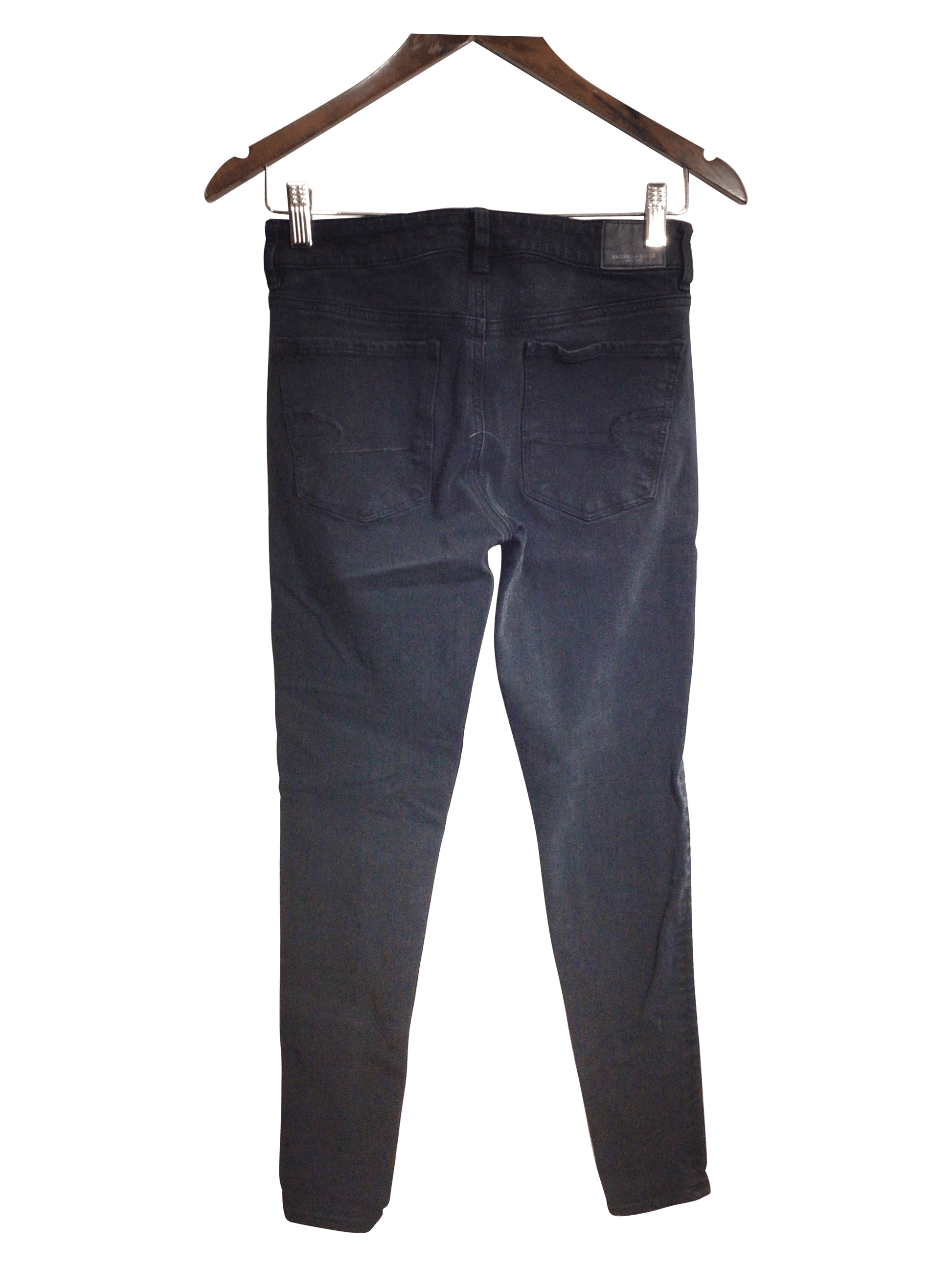 AMERICAN EAGLE Women Straight-Legged Jeans Regular fit in Black - 2 - Velora