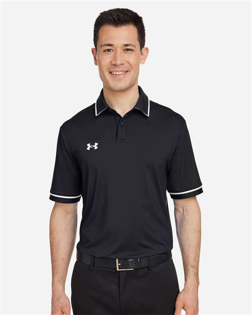 Men's Tipped Teams Performance Polo - - 14791 - Velora