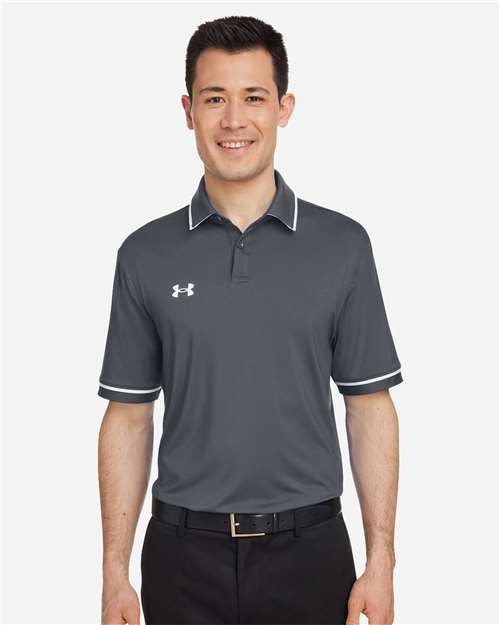 Men's Tipped Teams Performance Polo - - 14791 - Velora
