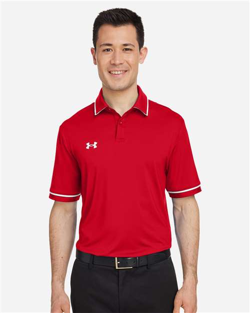 Men's Tipped Teams Performance Polo - - 14791 - Velora