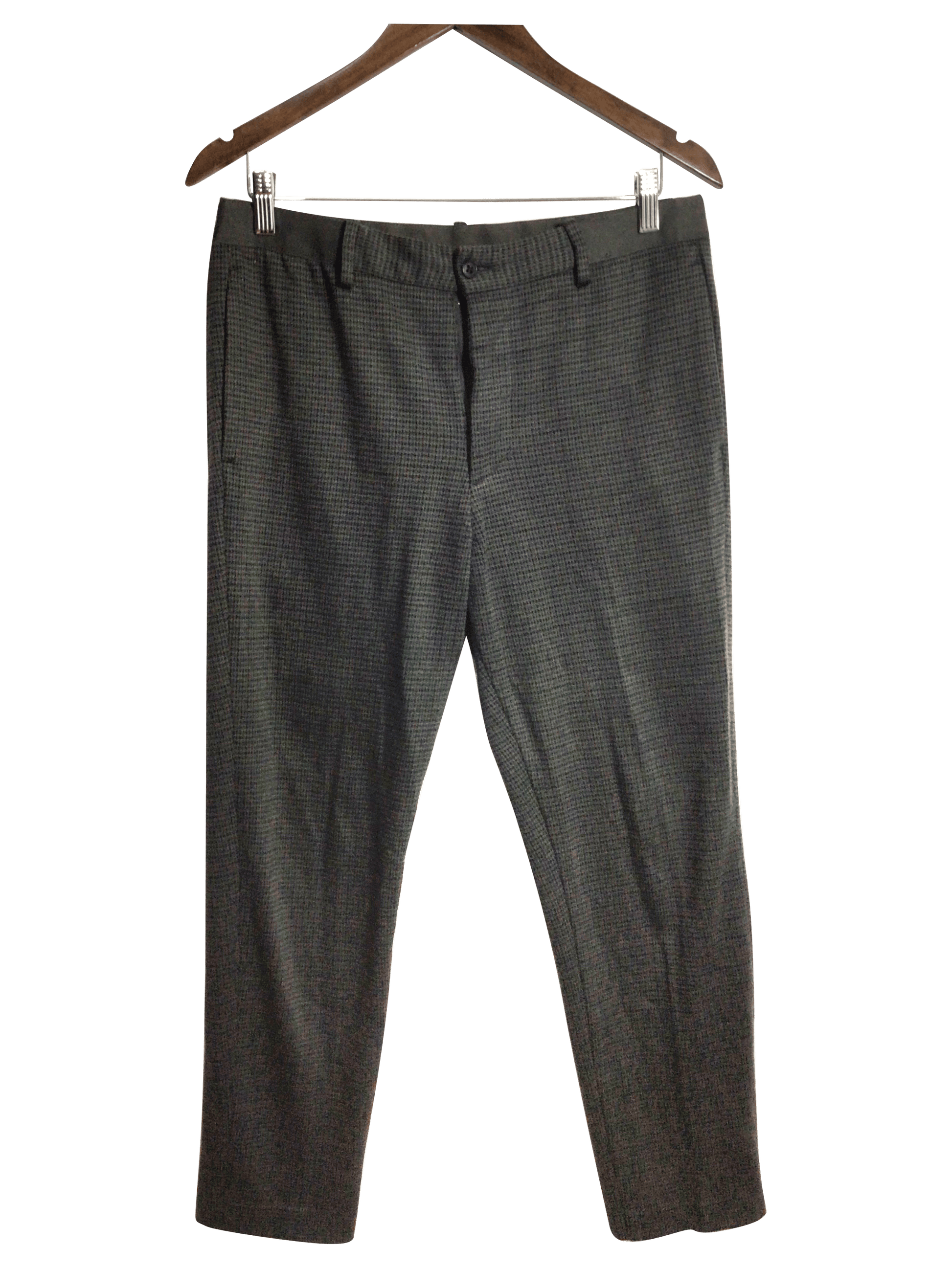 UNIQLO Men Work Pants Regular fit in Gray - M - Velora