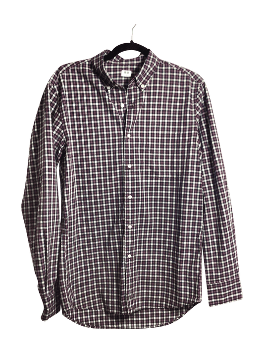 UNIQLO Men Button Down Tops Regular fit in Red - S - Velora