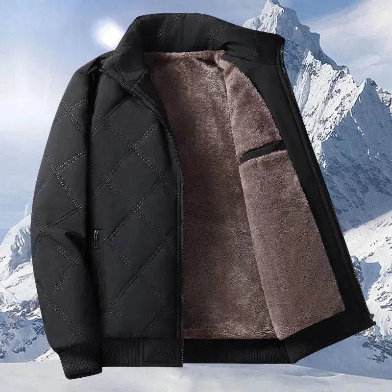 Autumn And Winter Fleece Lined Coat Men - Velora
