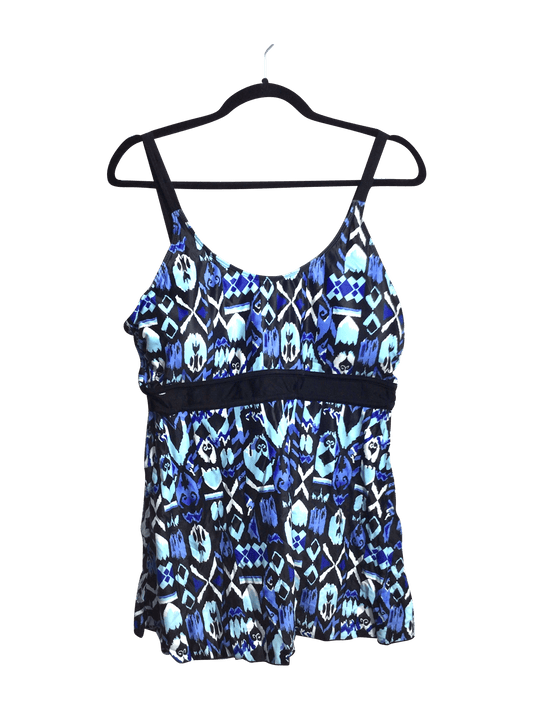 UNBRANDED Women Tankinis Regular fit in Blue - 2XL - Velora
