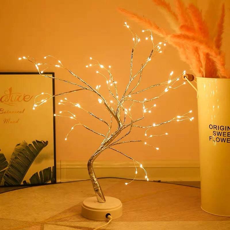 Led Copper Wire Light Bedroom Desk Table Light - Velora