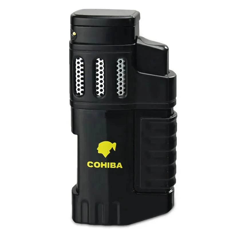 COHBA Portable Cigar Lighter 4 Rushes High Firepower - Velora