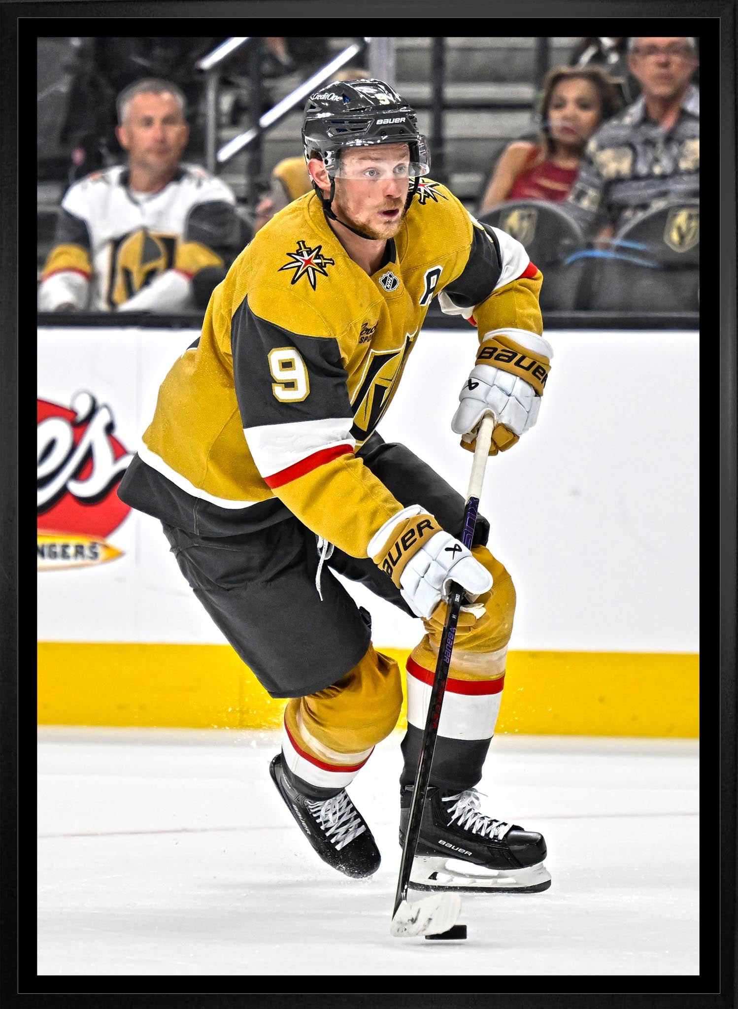 Jack Eichel 20x29 Framed Canvas Vegas Golden Knights Frameworth Sports Marketing