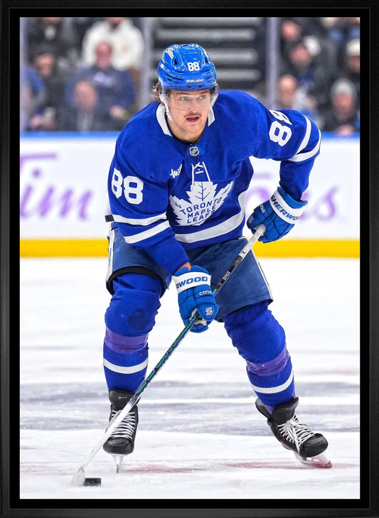 William Nylander 20x29 Framed Canvas Toronto Maple Leafs Frameworth Sports Marketing