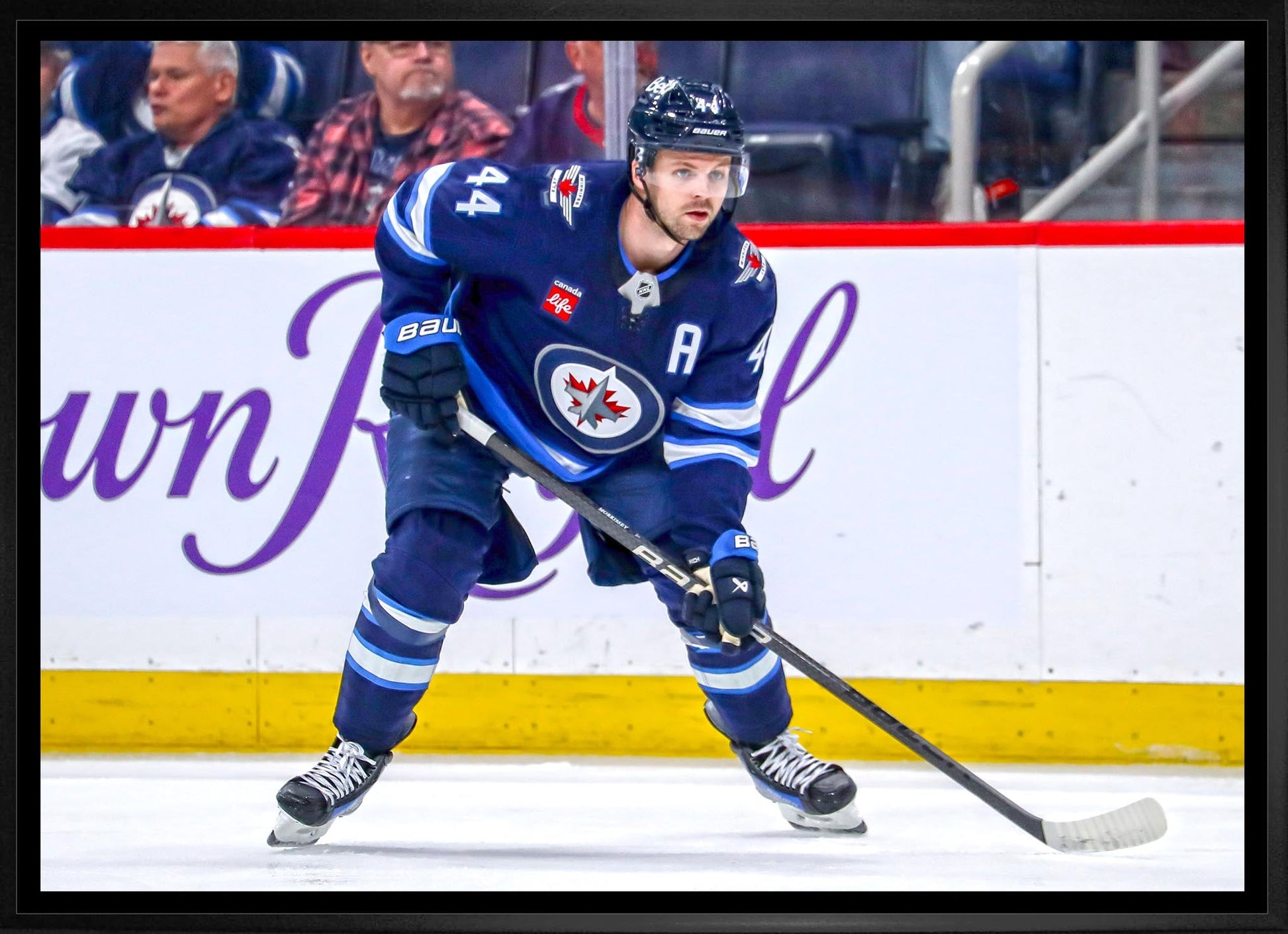 Josh Morrissey 20x29 Framed Canvas Winnipeg Jets Frameworth Sports Marketing