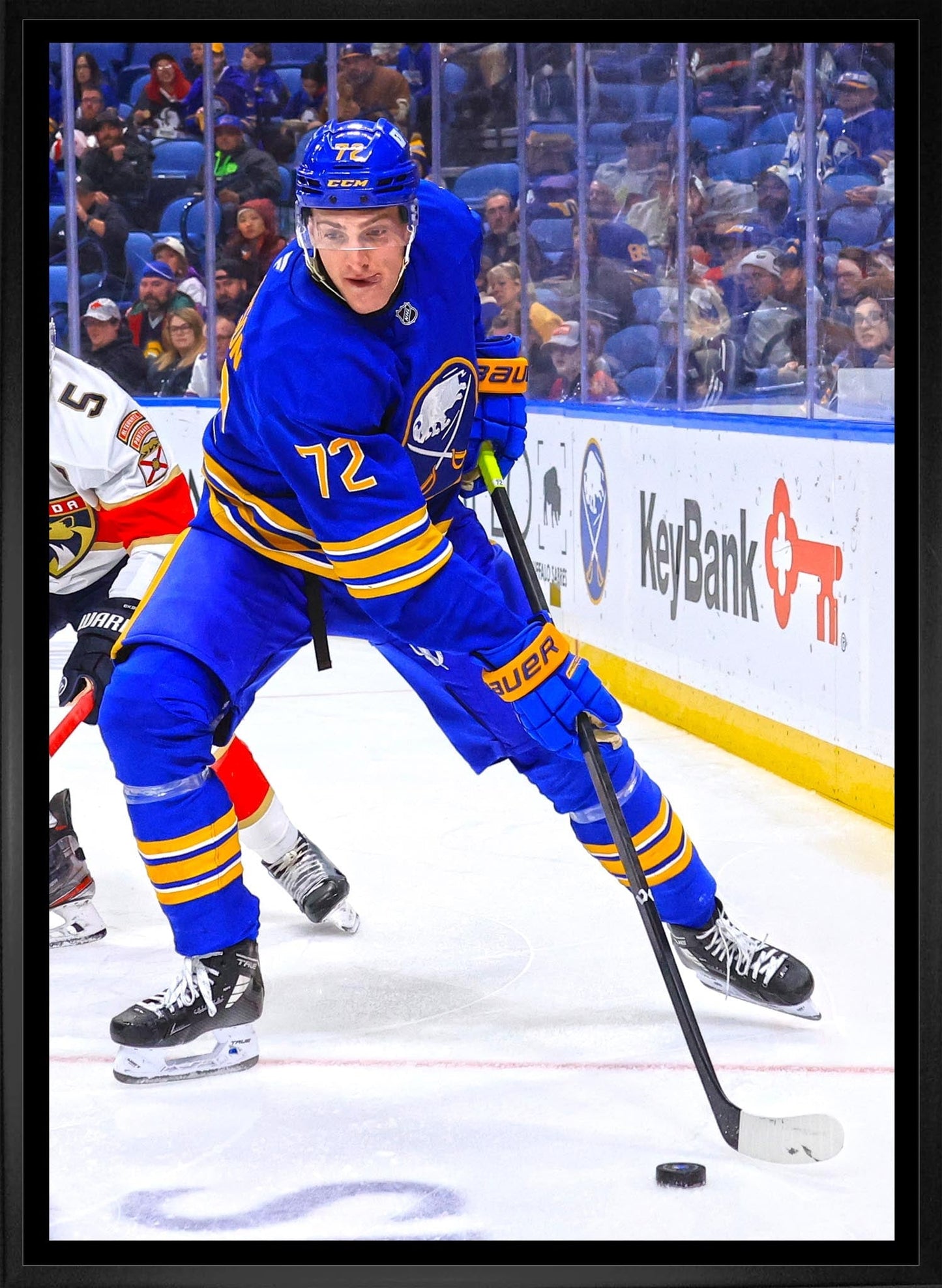 Tage Thompson 20x29 Framed Canvas Buffalo Sabres Frameworth Sports Marketing