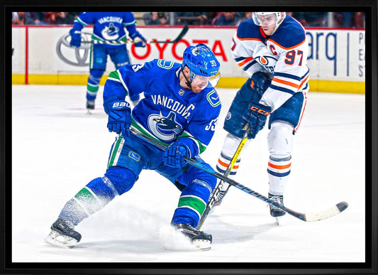 Henrik Sedin 20x29 Framed Canvas Vancouver Canucks Frameworth Sports Marketing