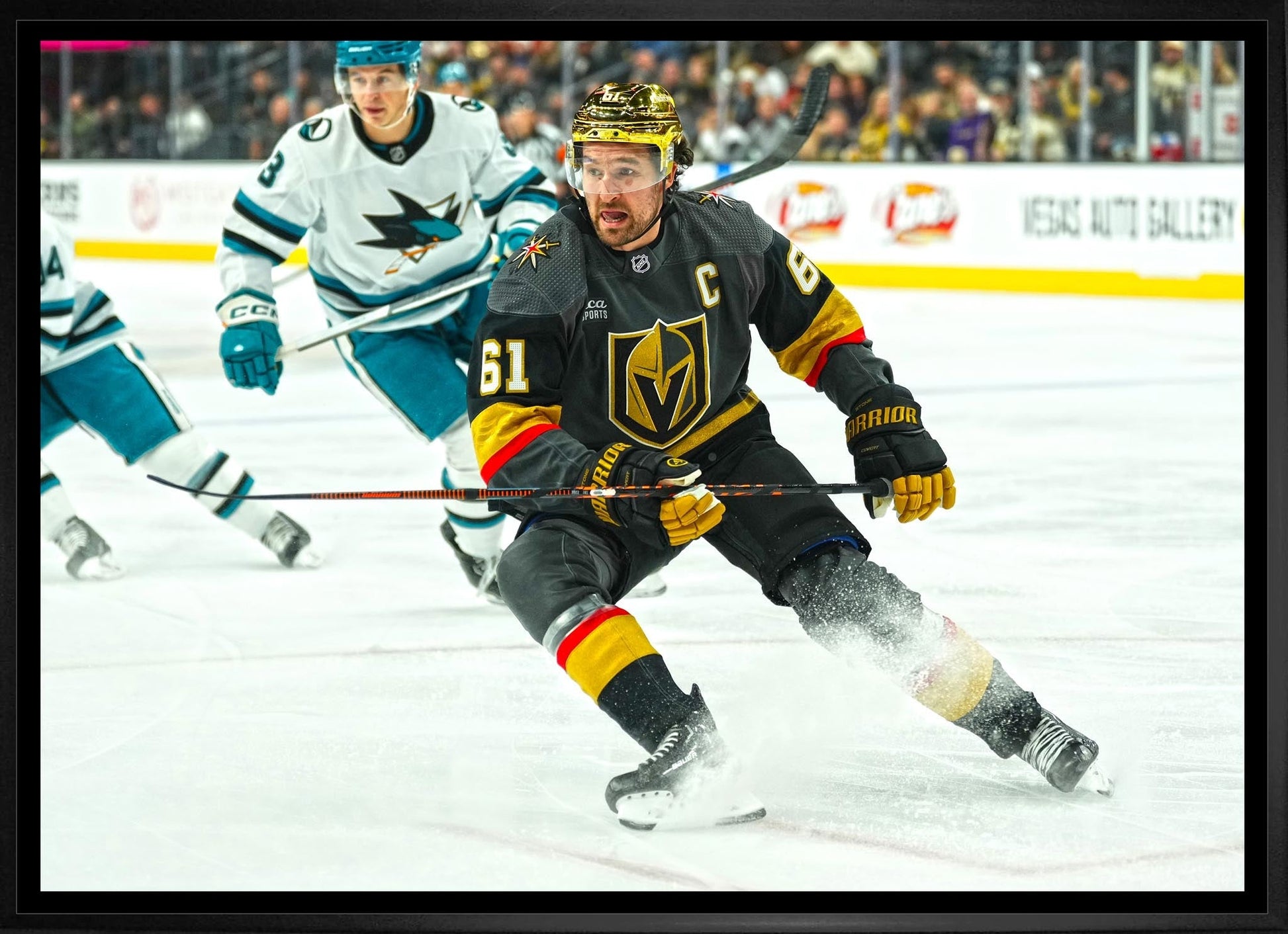 Mark Stone 20x29 Framed Canvas Vegas Golden Knights Frameworth Sports Marketing