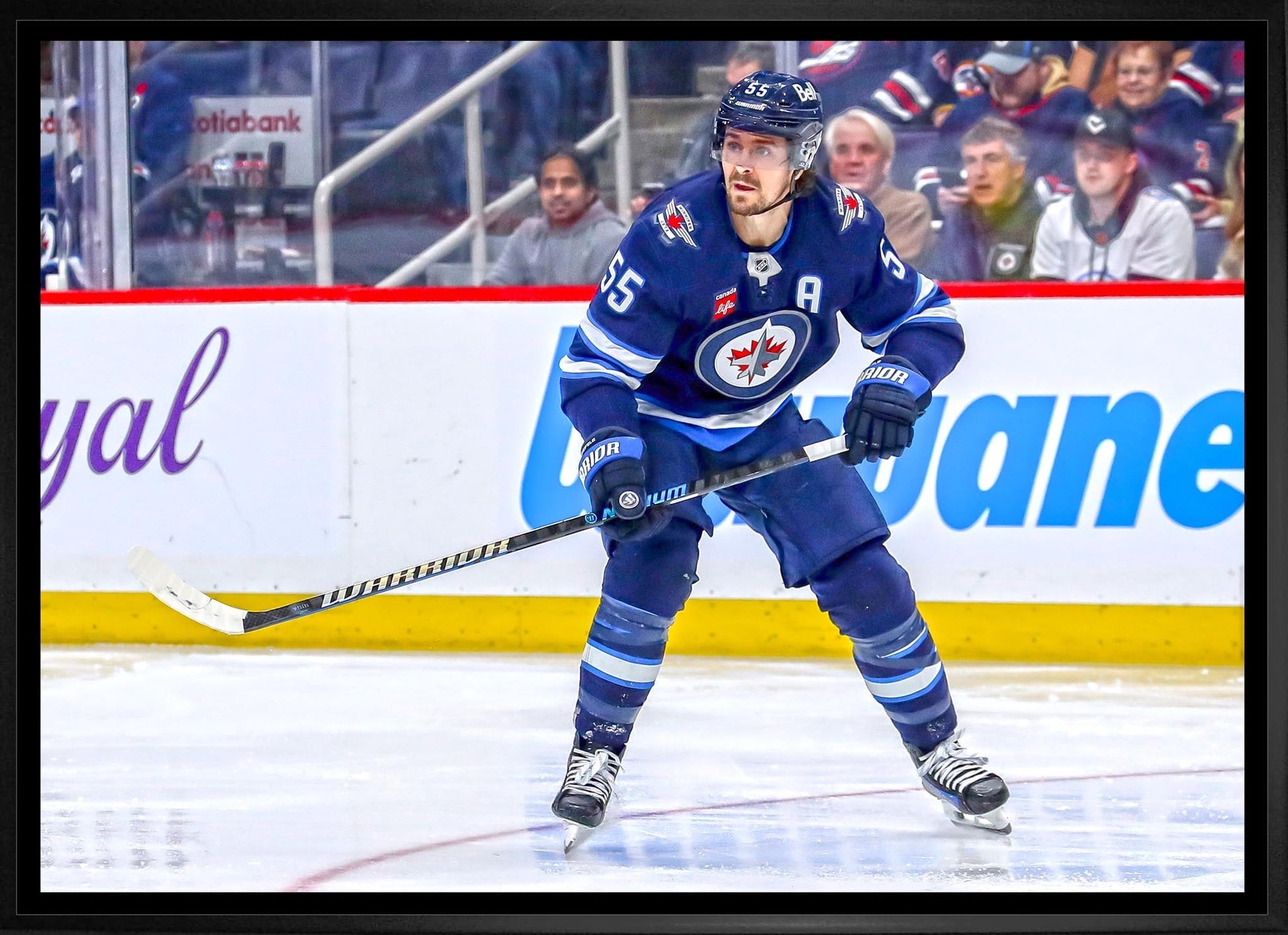 Mark Scheifele 20x29 Framed Canvas Winnipeg Jets Frameworth Sports Marketing