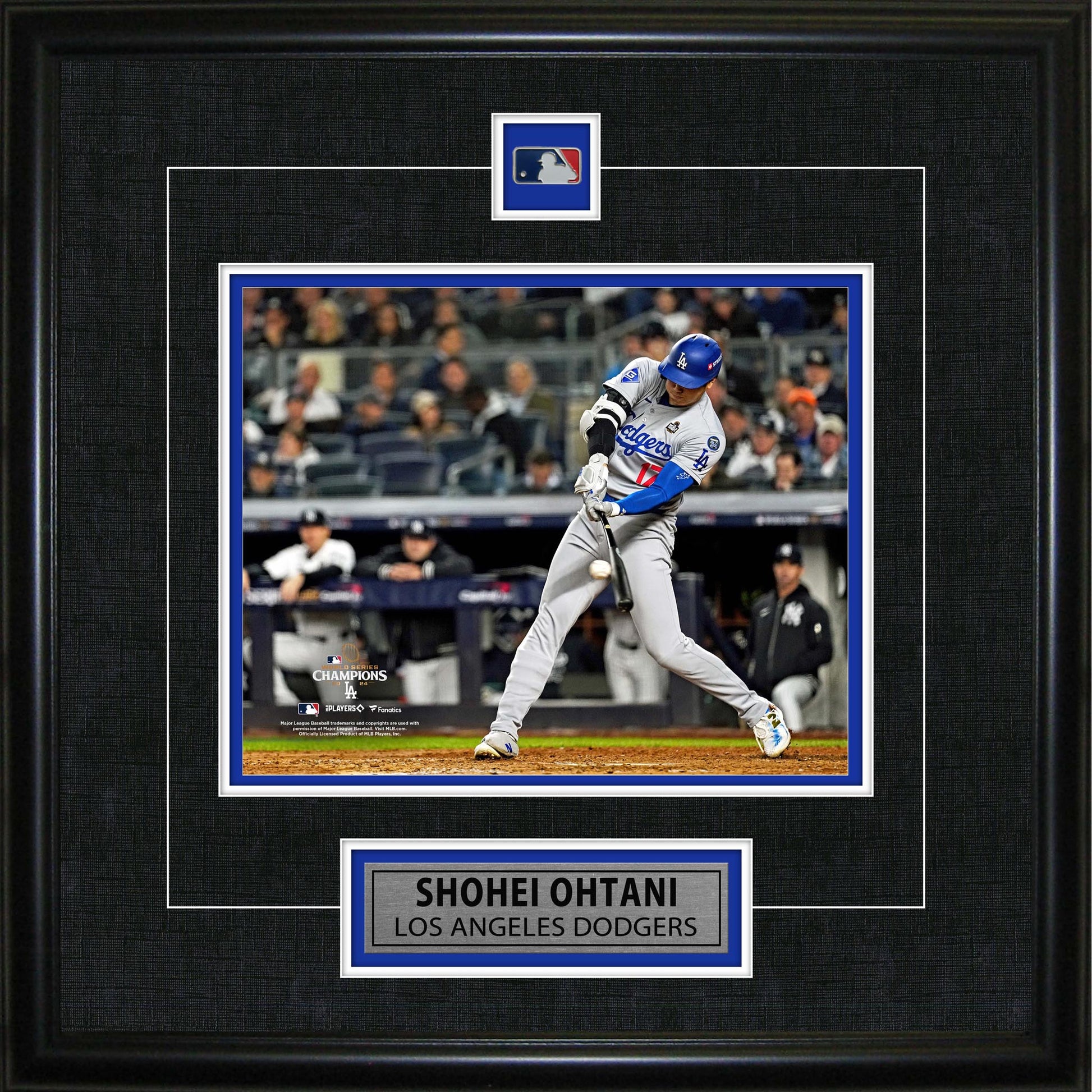Shohei Ohtani Framed Pin & Plate Dodgers GM 4 WS Frameworth Sports Marketing