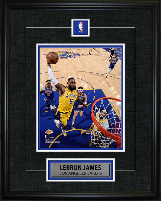Lebron James Framed Pin & Plate Lakers Frameworth Sports Marketing