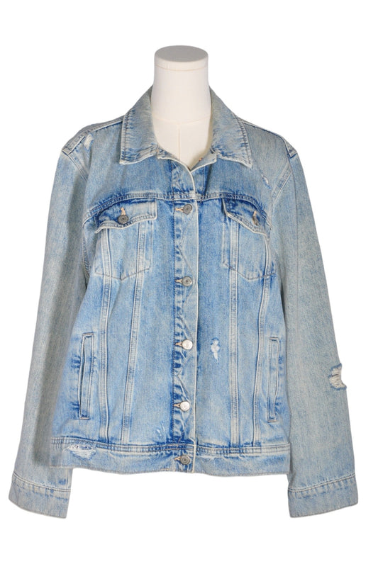 OLD NAVY Women Denim Jackets Regular fit in Blue - XL - Velora