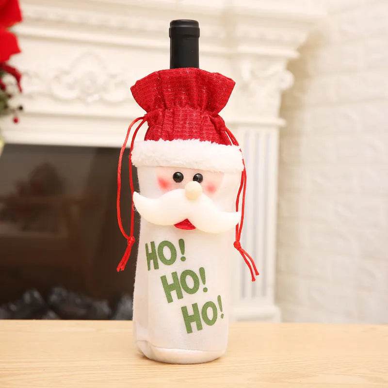 Christmas Decorations Christmas Wine Bottle Socks - Velora