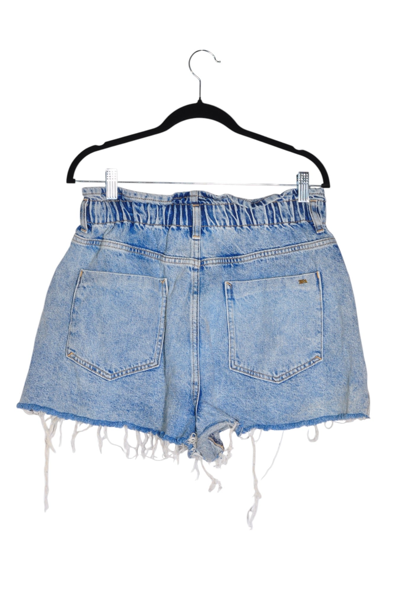 ZARA Women Denim Shorts Regular fit in Blue - 12 - Velora