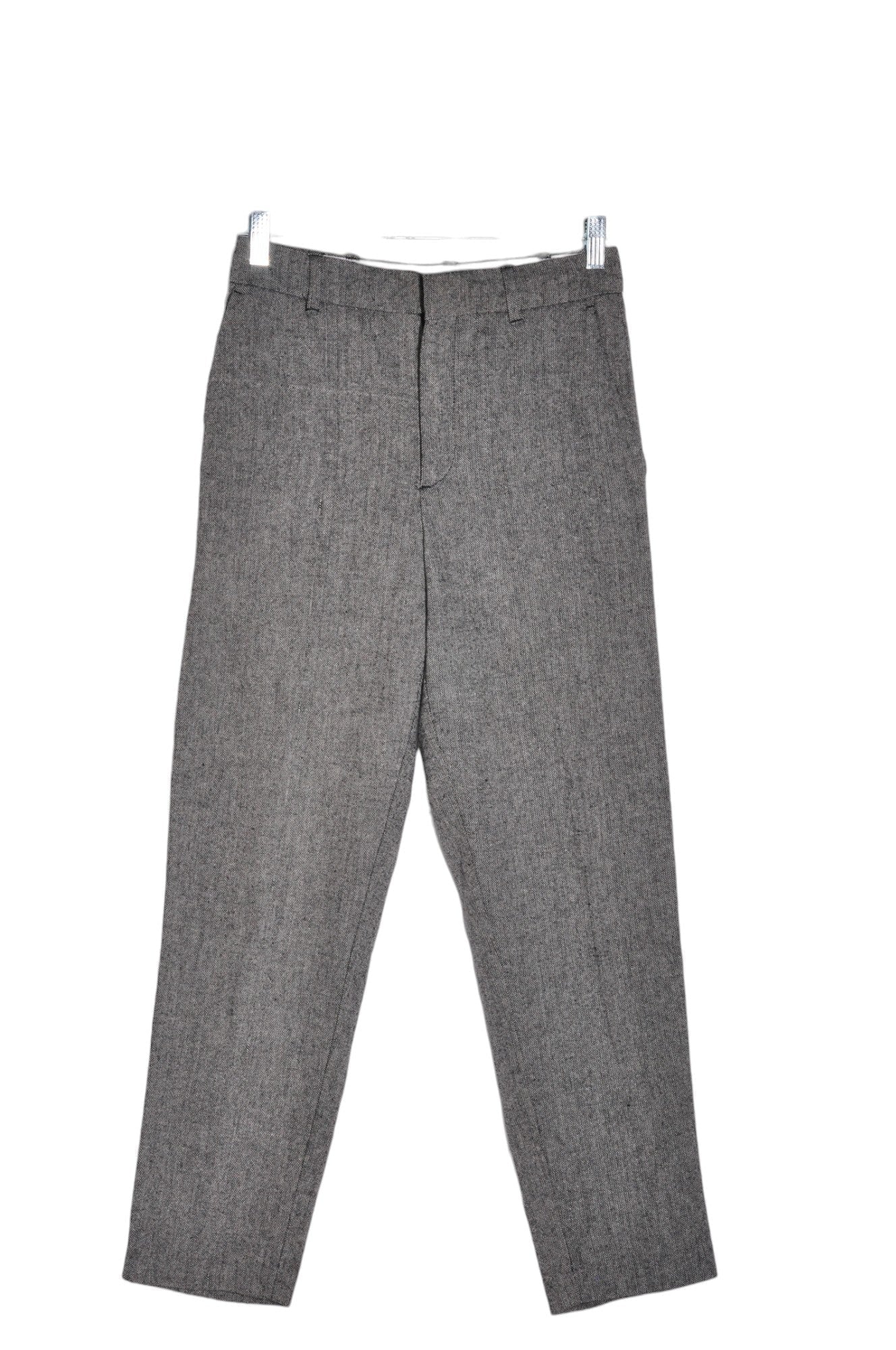 MANGO Women Trousers Regular fit in Gray - 4 - Velora