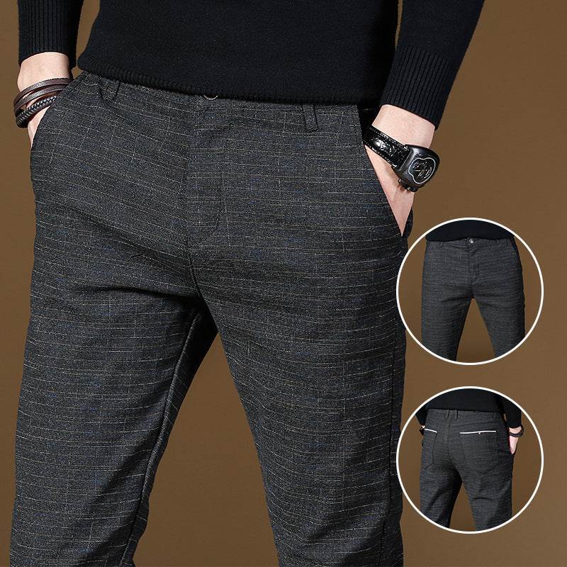 Fashion High Quality Men Spring Autumn Slim fit straight Trouser - Velora