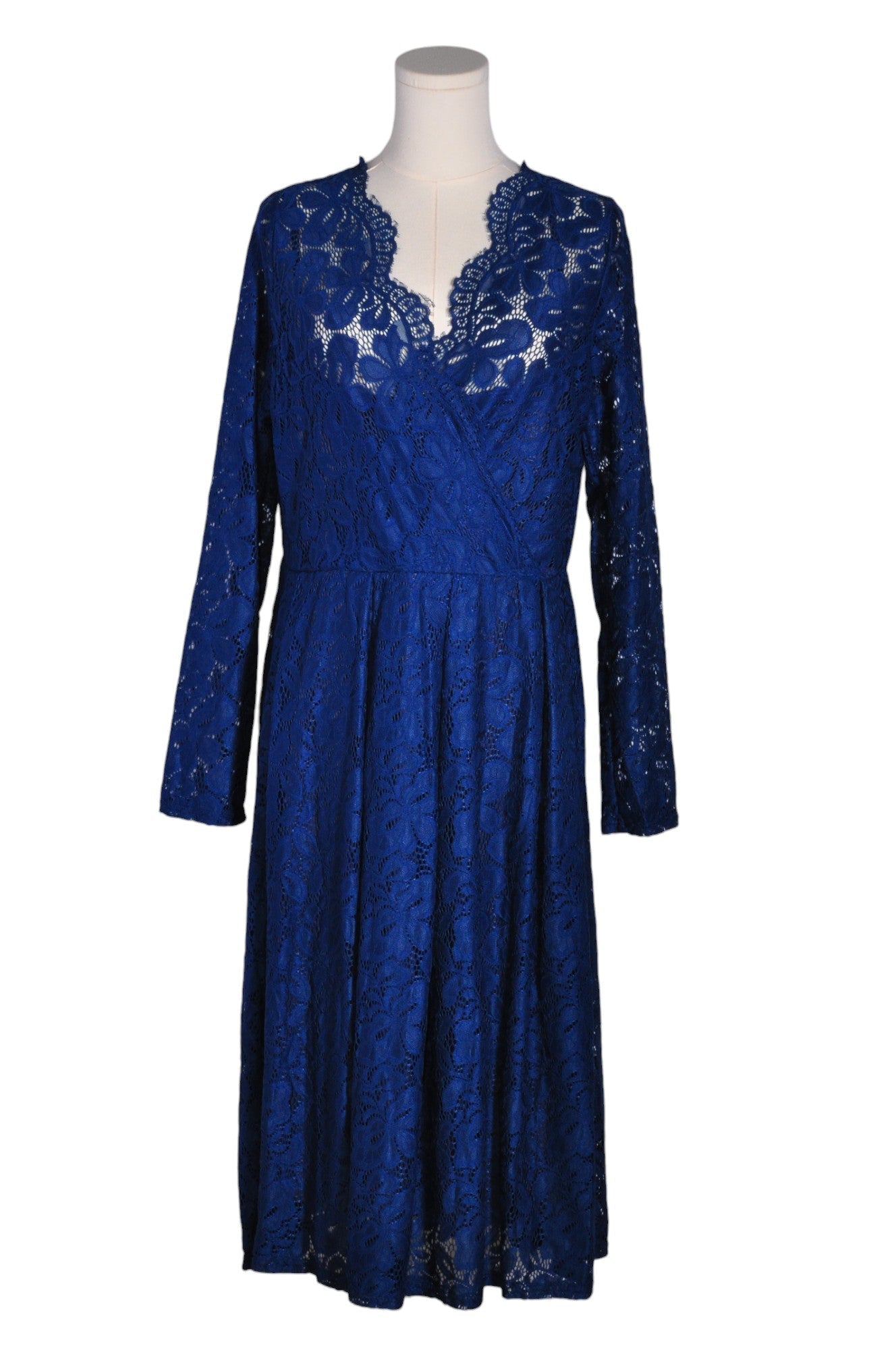 UNBRANDED Women A-Line Dresses Regular fit in Blue - XL - Velora