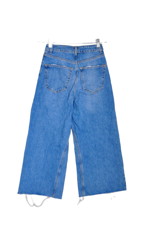 TOPSHOP Women Wide Legs Jeans Regular fit in Blue - 26 - Velora
