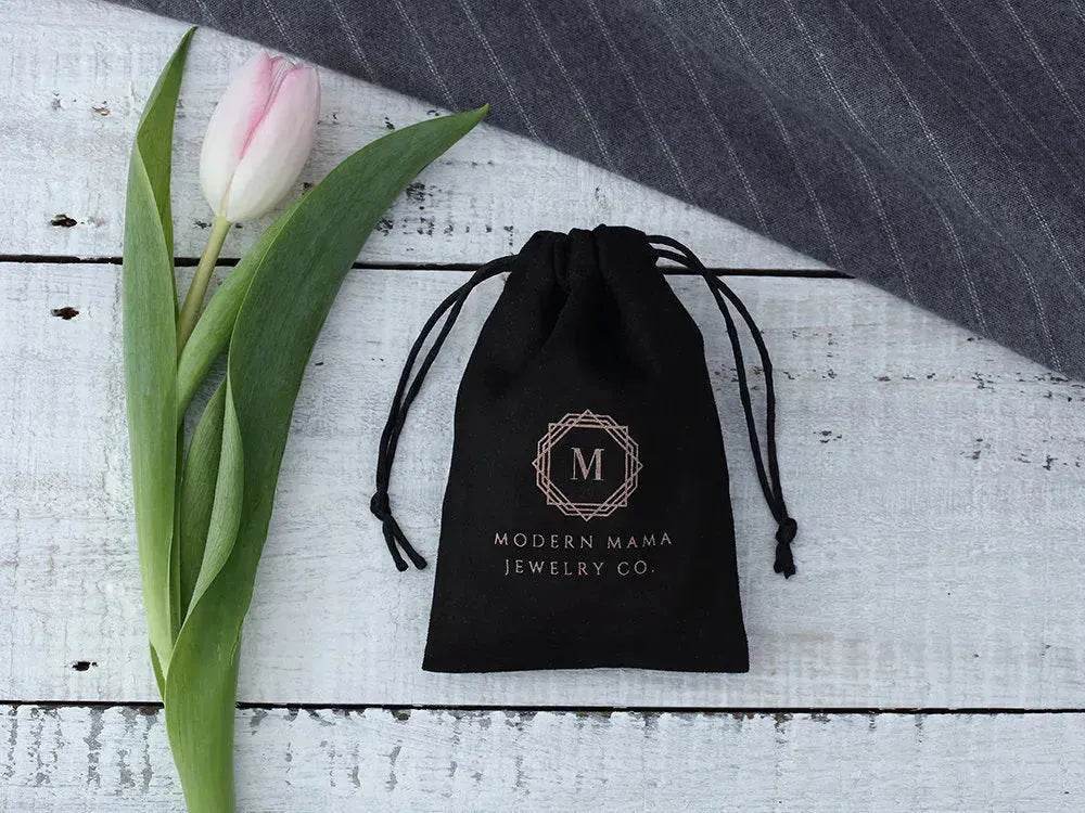 Flannel drawstring jewelry pouch Gift bag Drawstring Storage Pouch - Velora