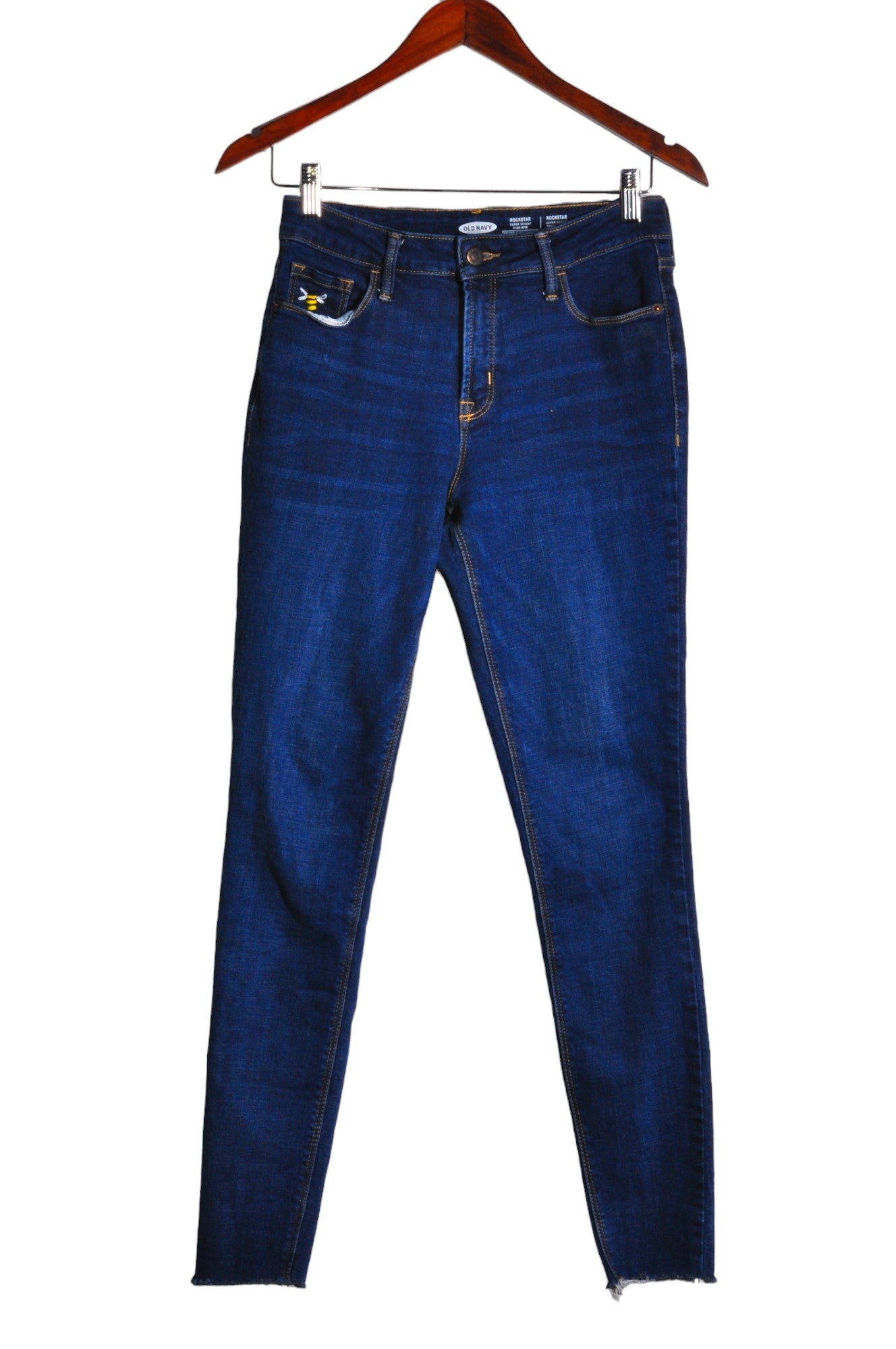 OLD NAVY Women Straight-Legged Jeans Regular fit in Blue - 4 - Velora