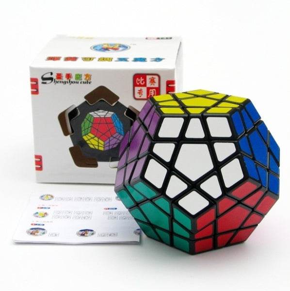3rd Order Stickerless Dodecahedron Speed Cubes Brain Teaser Twist Puzzle Toy - Velora