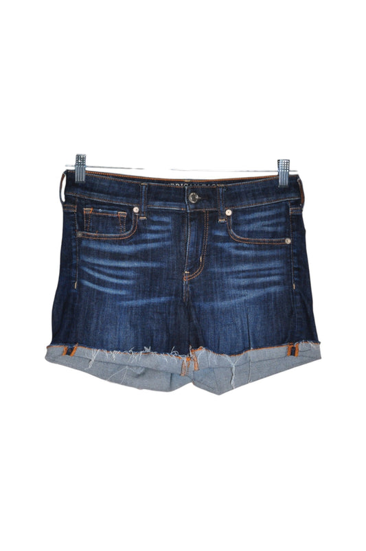 AMERICAN EAGLE Women Denim Shorts Regular fit in Blue - 6 - Velora