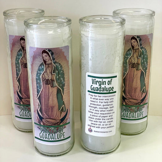 7 Day Candle - Virgin of Guadalupe The Hermit's Lamp