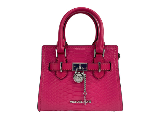 Hamilton XS Pink Snake Leather Crossbody
