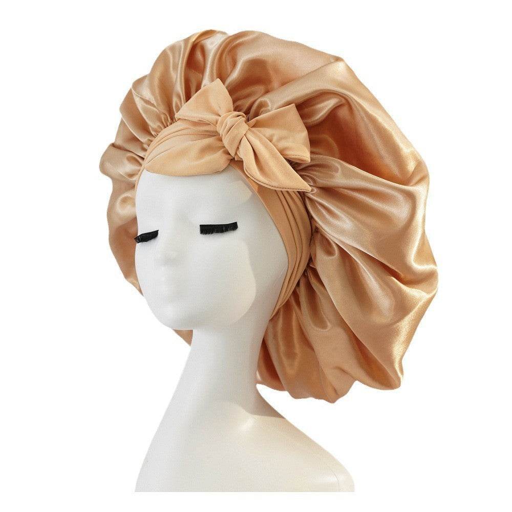 Silk Hair Bonnet For Sleeping Satin bonnet for curly hair - Velora