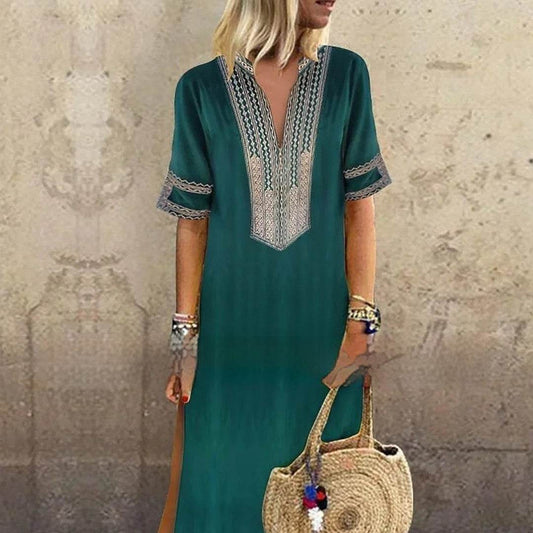 Furcal Lower Hem Casual Women's Length Dress - Velora